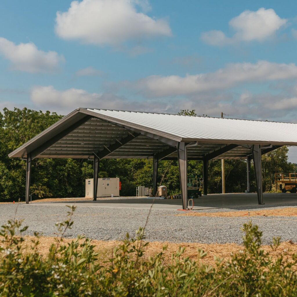 One of the buildings at the UGA Grand Frm in Perry, Georgia.
