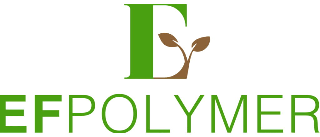 The logo for EF Polymer.